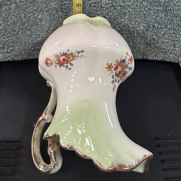 Crown Devon c1920 Pitcher Floral Porcelain England - Picture 14 of 16